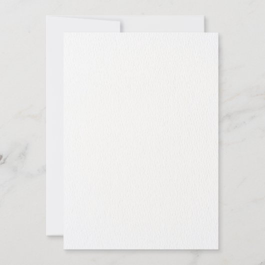 Floral wedding kaart (Achterkant)