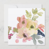 Floral Wedding Kaart (Achterkant)