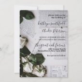  Floral Wedding Kaart (Voorkant)