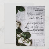  Floral Wedding Kaart (Voorkant / Achterkant)