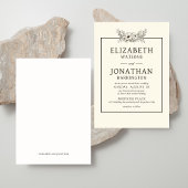  Floral Wedding Kaart