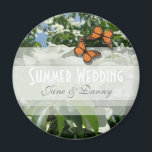 Floral Wedding Magnet<br><div class="desc">Floral Wedding Magnet By KCavender Mooie bloem Zomer Wedding Magnet,  voeg gewoon de naam van de koppels en je kunt zelfs de begroeting wijzigen,  of laat het basis.</div>