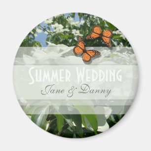 Floral Wedding Magnet