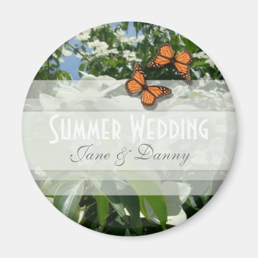 Floral Wedding Magnet (Voorkant)
