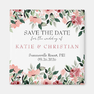 Floral Wedding Magnets Magneet