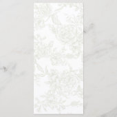 Floral Wedding Menu (Achterkant)