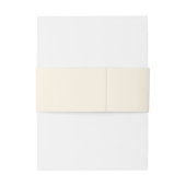  Floral Wedding | Monogram marine en crème Uitnodigingen Wikkel (Achterkant Voorbeeld)