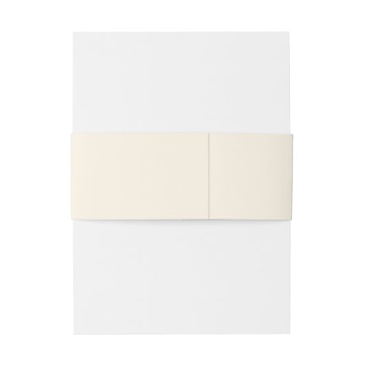  Floral Wedding | Monogram marine en crème Uitnodigingen Wikkel (Achterkant Voorbeeld)