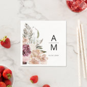 Floral Wedding Napkins Servet (Insitu)