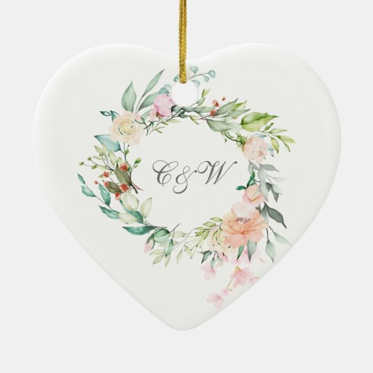 Floral Wedding Ornament Jubileum (Achterkant)