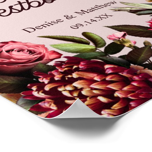 Floral Wedding Poster (Hoek)