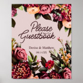 Floral Wedding Poster (Voorkant)