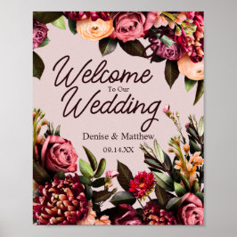 Floral Wedding Poster