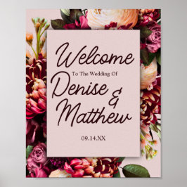 Floral Wedding Poster