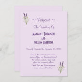 Floral Wedding Postponement Cancel Virus COVID-19 Kaart (Voorkant / Achterkant)