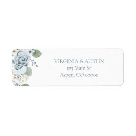 Floral Wedding Return-adres Etiket