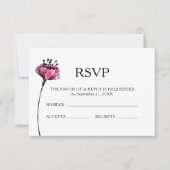 Floral Wedding RSVP (Voorkant)