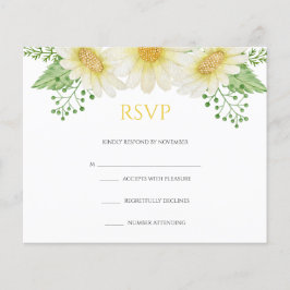 Floral Wedding RSVP Kaart Flyer
