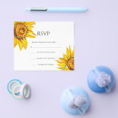 Floral Wedding RSVP Kaart Flyer (Enkel)