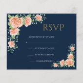 Floral Wedding RSVP-kaart Flyer (Voorkant)
