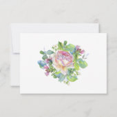 Floral Wedding RSVP-kaart RSVP Kaartje (Achterkant)