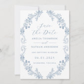  Floral Wedding Save the Date (Voorkant)