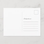  Floral Wedding Save the Date Briefkaart (Achterkant)
