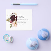 Floral Wedding Save the Date Flyer (Enkel)