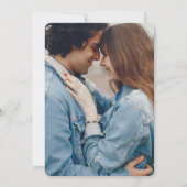 Floral Wedding Save the Date Kaarten (Achterkant)