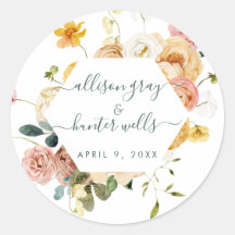 Floral Wedding Seal | Sutton