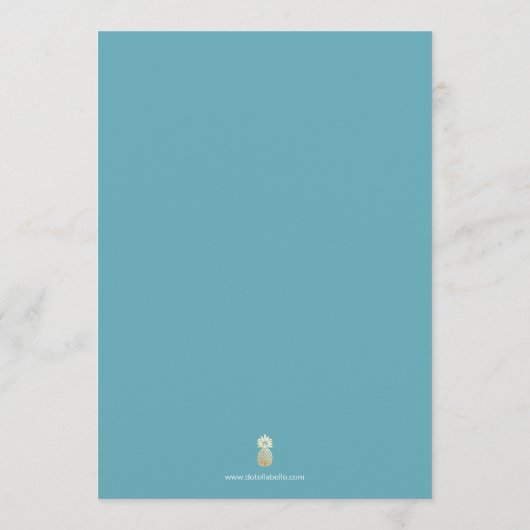 Floral Wedding Seating Chart, Table Plan Kaart (Achterkant)