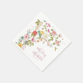  Floral Wedding Servet (Hoek)