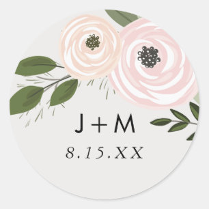 Floral Wedding Sprigs Sticker