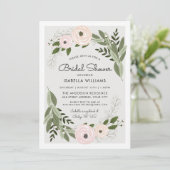 Floral Wedding Sprigs - Vrijgezellenfeest Kaart (Staand voorkant)