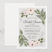 Floral Wedding Sprigs - Vrijgezellenfeest Kaart (Voorkant / Achterkant)