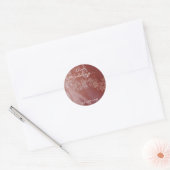 Floral Wedding Sticker -  (Envelop)