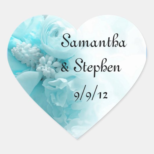 Floral Wedding Stickers (Voorkant)