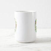  Floral Wedding Succulent | Monogram Koffiemok (Center)