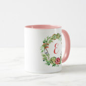 Floral Wedding Succulent | Monogram Mok (Voorkant rechts)