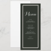 Floral Wedding Suite | Menu-Kaart Menu (Voorkant / Achterkant)