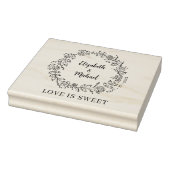 Floral Wedding Sweet Bags Rubberstempel (Stempel)