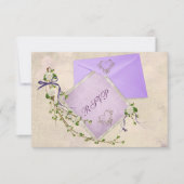 Floral Wedding Twig RSVP (Voorkant)