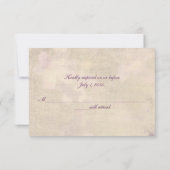 Floral Wedding Twig RSVP Kaartje (Achterkant)