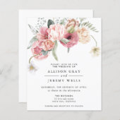 Floral Wedding Uitnodiging | Annabeth (Voorkant / Achterkant)