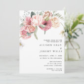 Floral Wedding Uitnodiging | Annabeth (Staand voorkant)