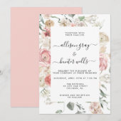 Floral Wedding Uitnodiging | Annabeth (Voorkant / Achterkant)