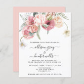 Floral Wedding Uitnodiging | Annabeth (Voorkant / Achterkant)