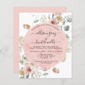Floral Wedding Uitnodiging | Annabeth (Voorkant / Achterkant)