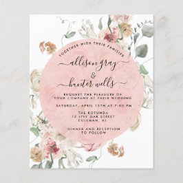 Floral Wedding Uitnodiging | Annabeth