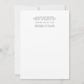 Floral Wedding Uitnodiging | Sutton (Achterkant)